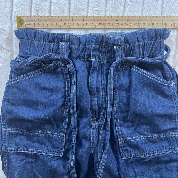 Polo Ralph Lauren Pants Women's 24 Tencel Linen Jogger Elastic Waist Belted - Picture 6 of 10